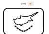 Cyperns flag malebog til udskrivning