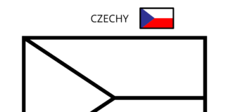 czech flag coloring book to print