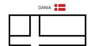 flag of denmark coloring book to print