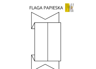 bandiera papale da colorare pagina stampabile