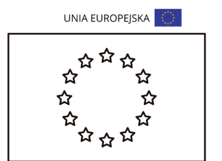 Vlajka Evropské unie - omalovánky k vytisknutí
