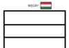 Ungerns flagga - en målarbok att skriva ut