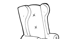 armchair printable coloring book