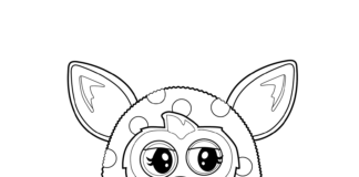 furby coloring book to print