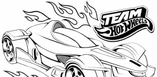 hot wheels city coloring book to print