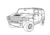 Hummer h2 livro de colorir para imprimir