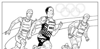 olympic games coloring book to print