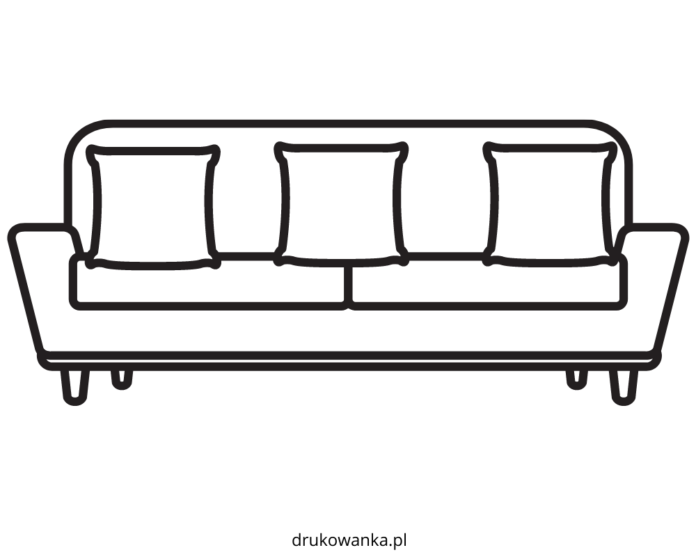 couch coloring book to print