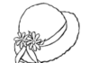 Imagen del sombrero de primavera para imprimir