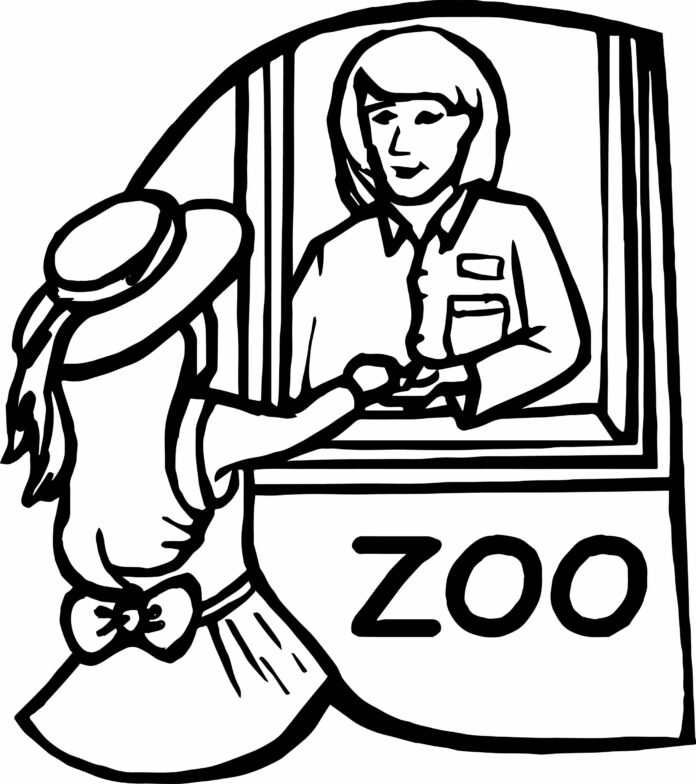 ticket office printable coloring book