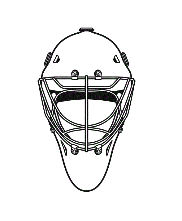 field hockey helmet coloring book to print