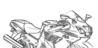 kawasaki ninja coloring book to print