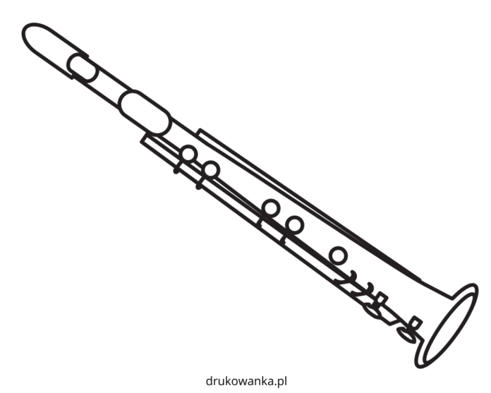 klarinetové omaľovánky na vytlačenie