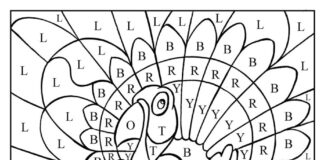 coloring by letters printable coloring book