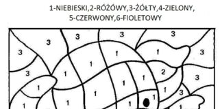 数字で塗り絵 印刷できる塗り絵