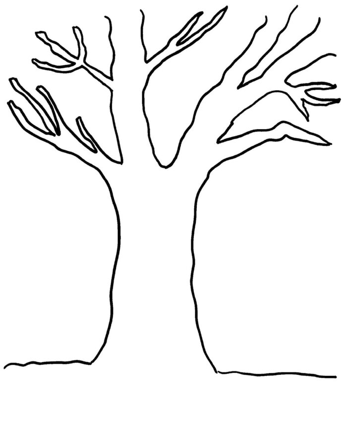 Conruty Bäume Malbuch zum Ausdrucken