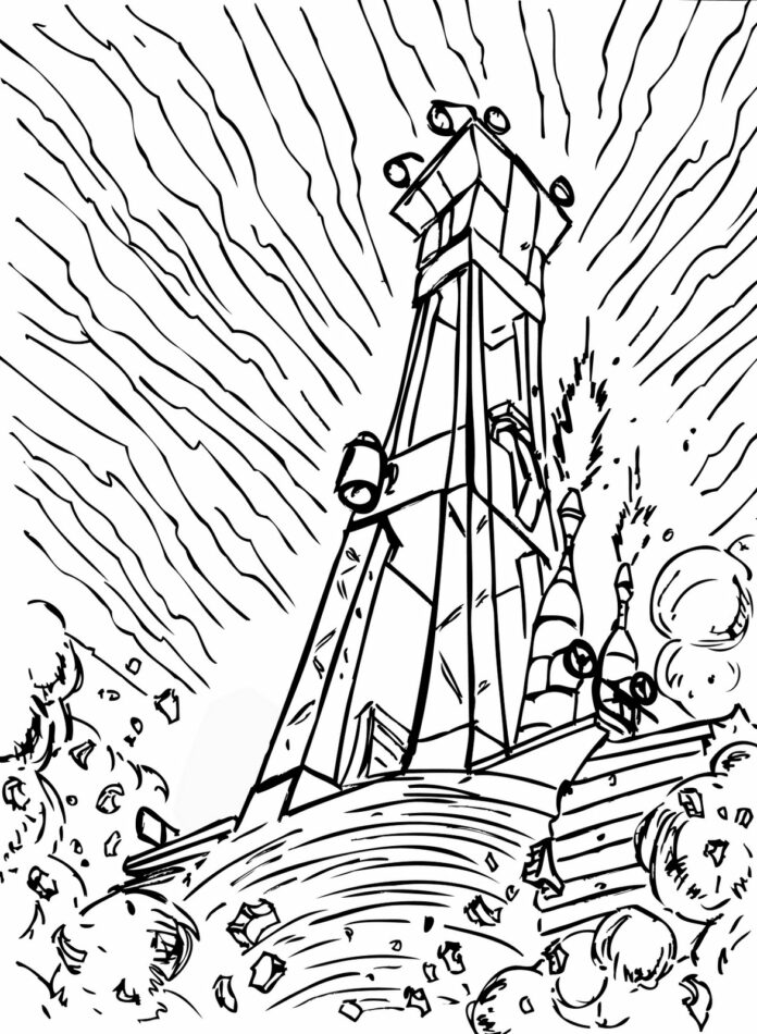 coal mine coloring book to print