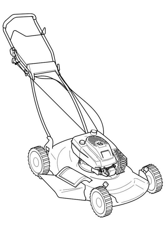 Lawnmower picture to print
