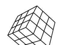 Rubik's Cube Malbuch zum Ausdrucken