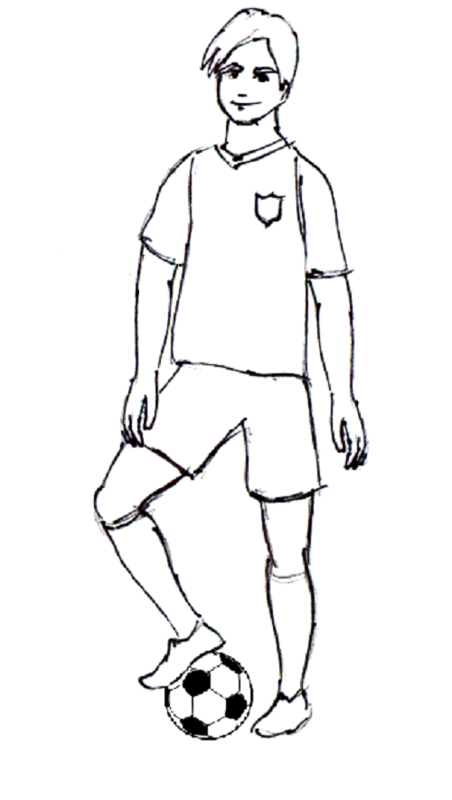 Immagine della maglietta di calcio da stampare