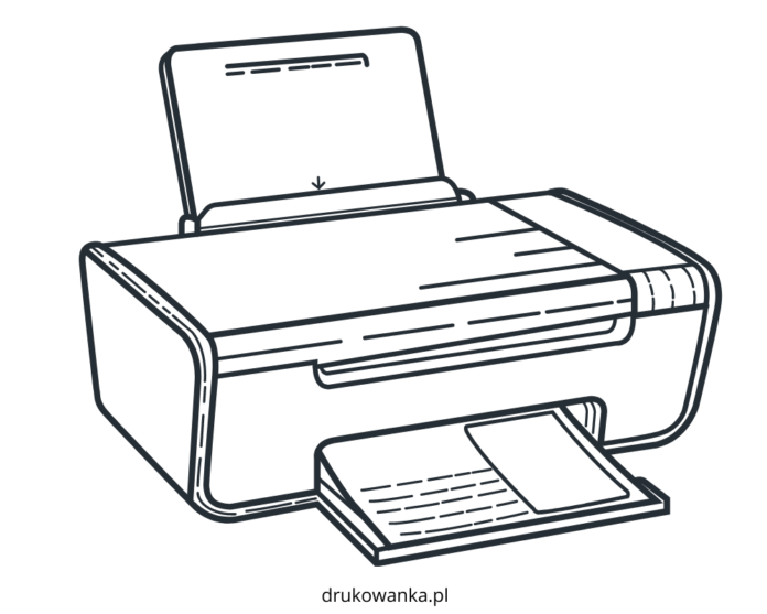 fotocopiadora e impressora de escritório caderno de colorir