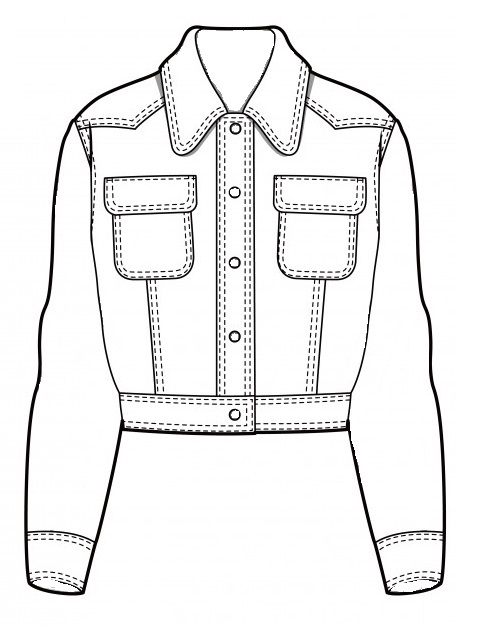 Foto para impressão da jaqueta de verão