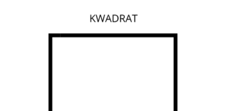 kwadrat kolorowanka do drukowania