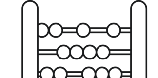 abacus learning to count coloring book printable