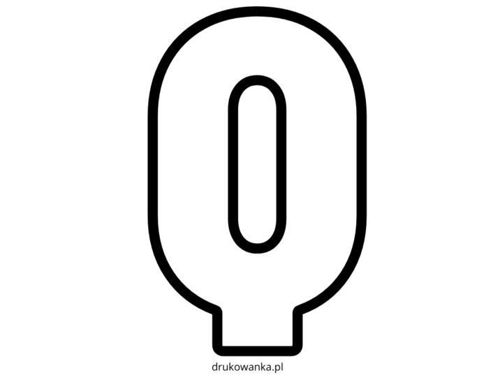 letter Q coloring book to print