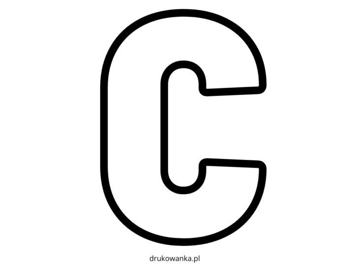 písmeno c - omalovánky k vytisknutí