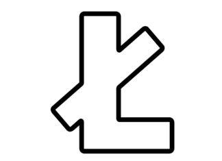 bokstaven Ł färgbok som kan skrivas ut