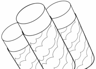 ice cream on a stick coloring book to print