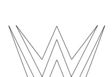 WWE wrestling logo coloring book to print