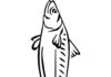 mackerel for kids coloring book to print