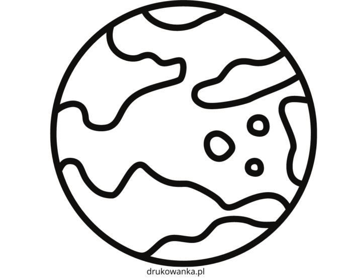 mars planet coloring book to print
