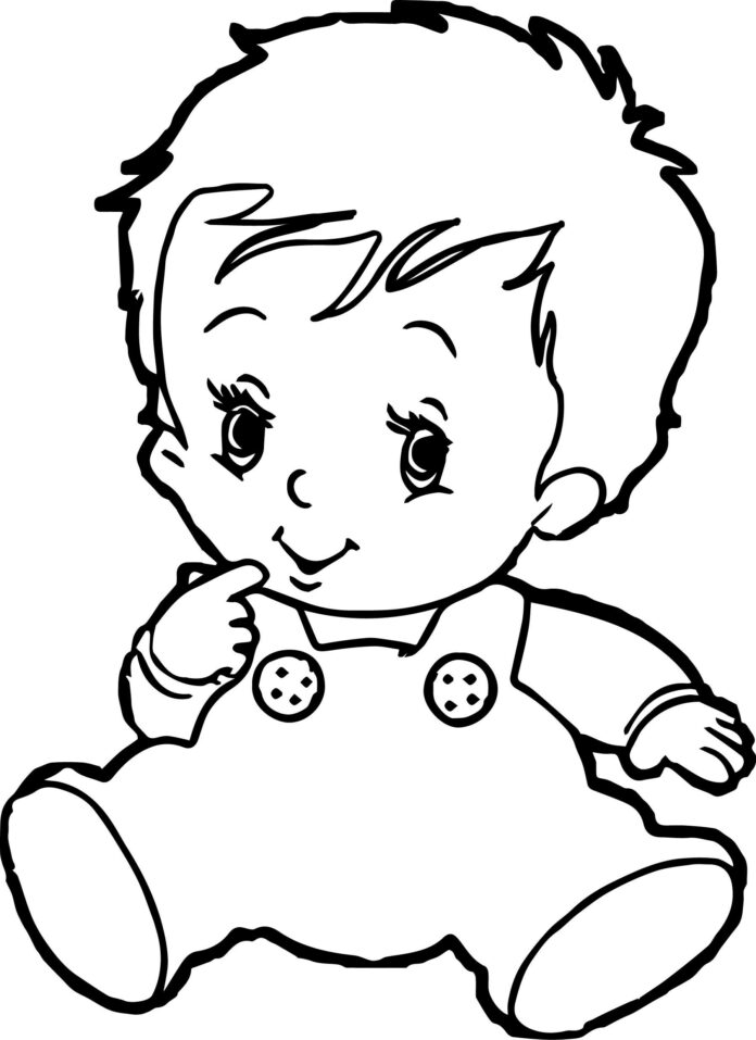 little baby coloring book to print
