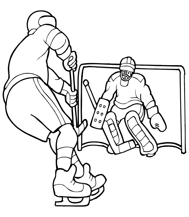field hockey game coloring book to print
