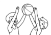 juego de baloncesto para colorear