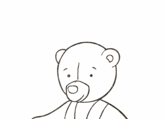 teddy bear my favorite toy printable coloring book