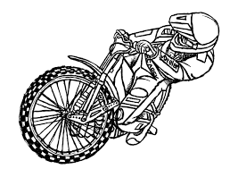 speedway motorcykel målarbok att skriva ut