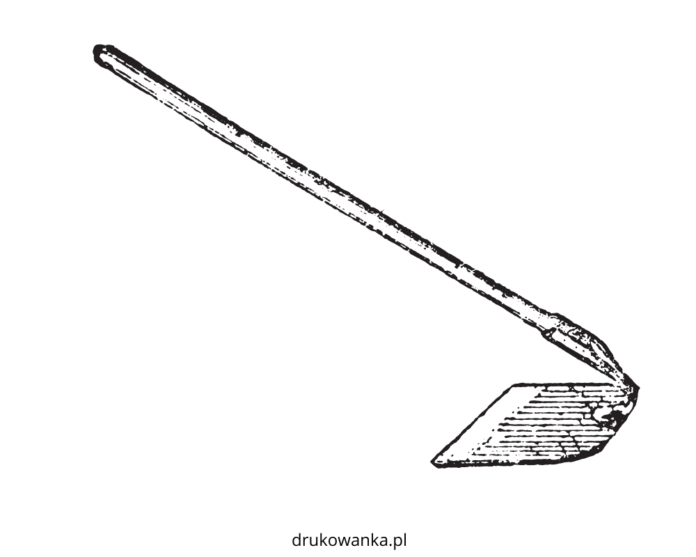 Hoe printable picture