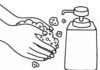 Omalovánky na mytí rukou k vytisknutí