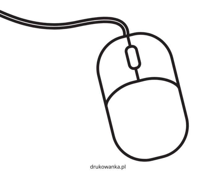 computer mouse printable coloring book