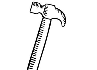 Hammer af værktøj til udskrivning