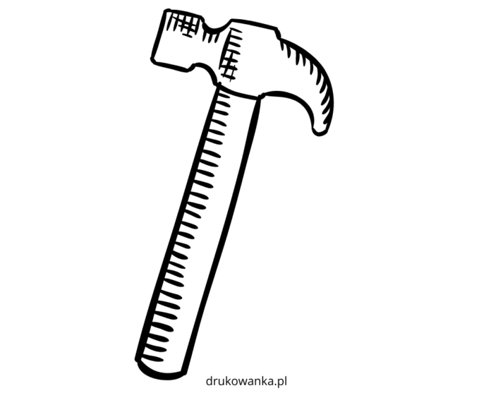 Hammer av verktyg som kan skrivas ut bild