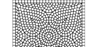 unusual mosaic coloring book to print