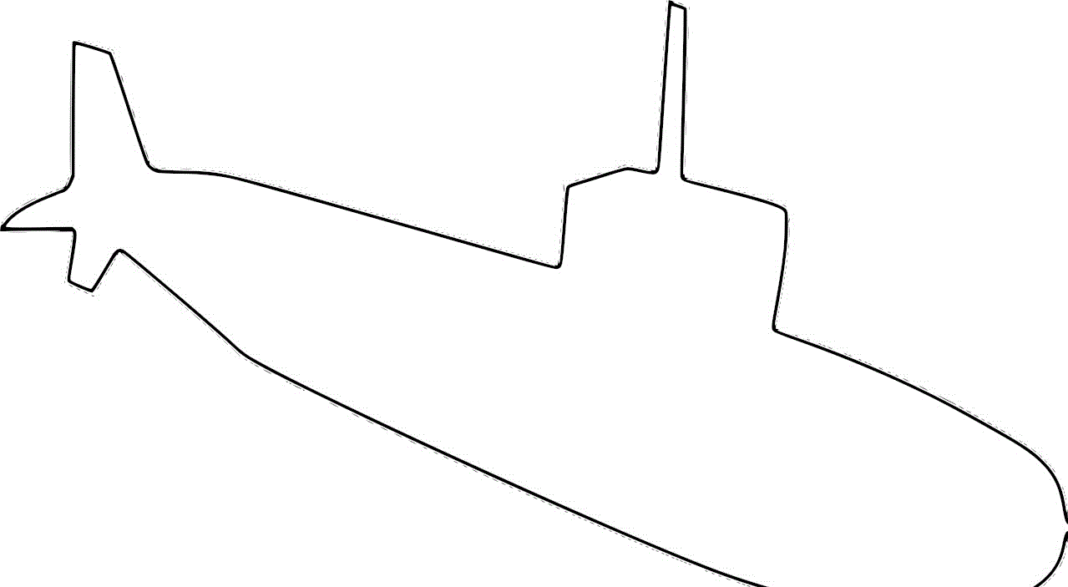 okręt podwodny rysunek kolorowanka do drukowania