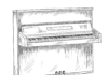 klavírní omalovánky k vytisknutí