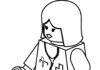 nurse lego coloring book to print