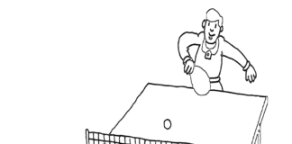 ping pong game coloring book to print